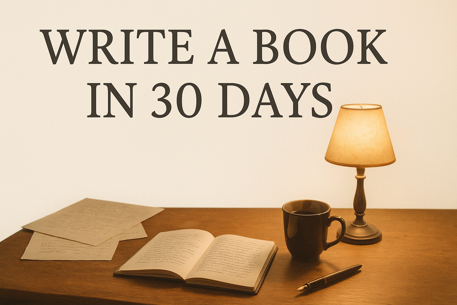 Write A Book In 30 Days