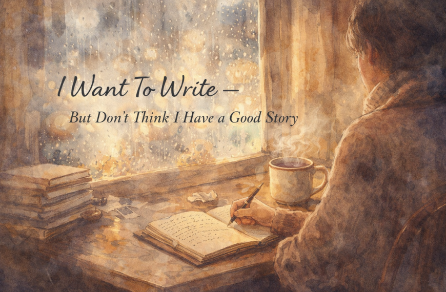 I Want To Write — But I Don’t Think I Have a Good Story