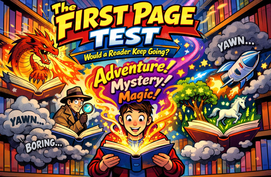 The First Page Test: Would a Reader Keep Going?