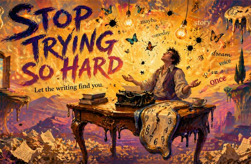 Stop Trying So Hard: Why Forcing Your Creativity Is Killing Your Writing