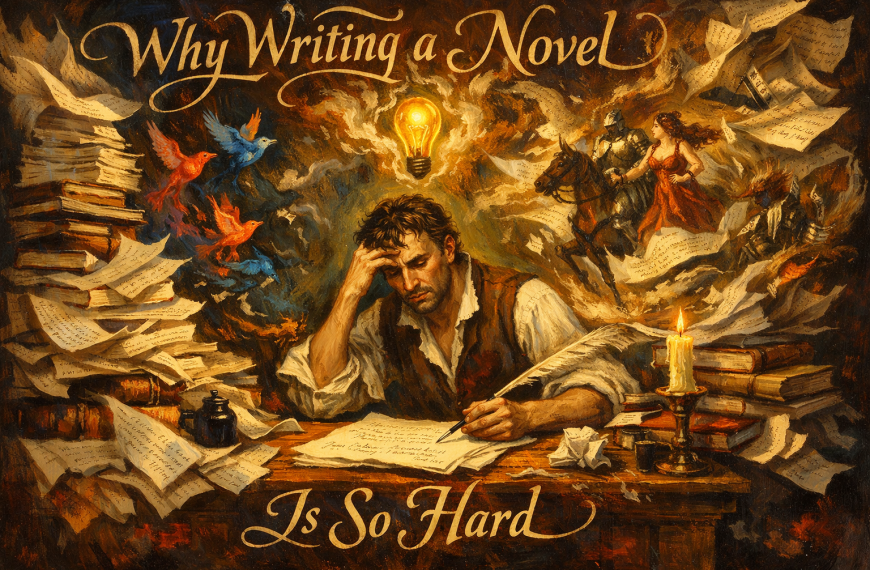 Why Writing a Novel Is So Hard — And Why That’s Exactly Why You Should Do It